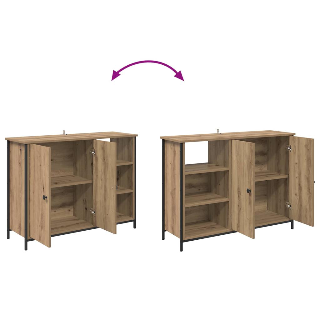 Sideboard Artisan Oak 100 x 33 x 75 cm Particleboard