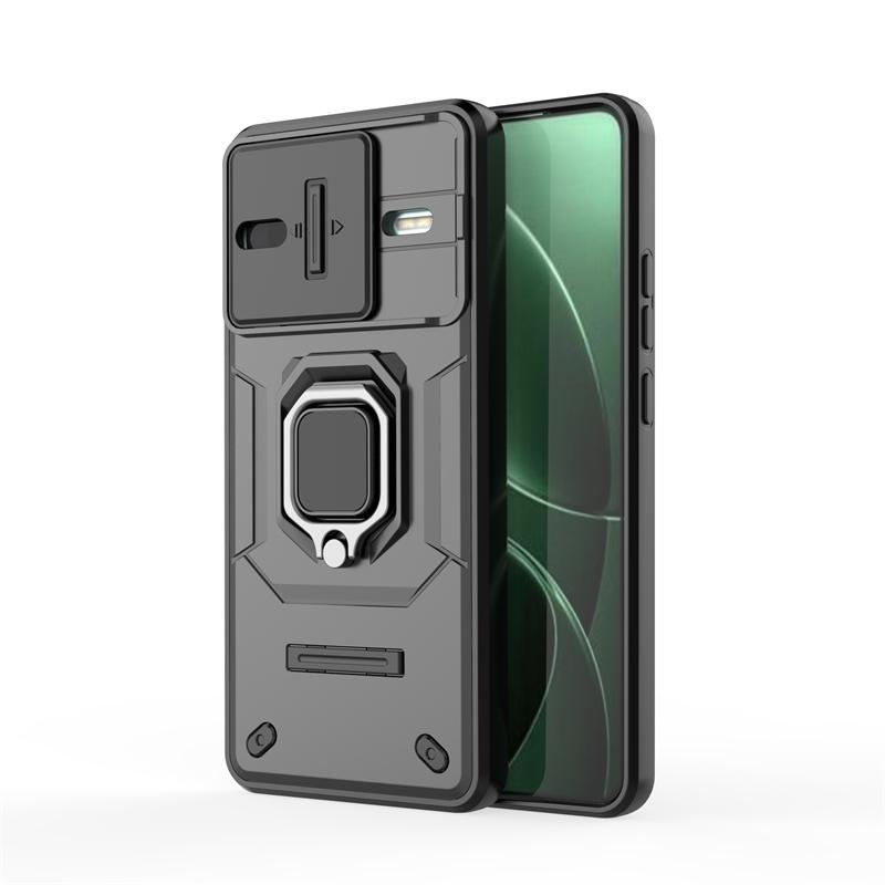 Shockproof Case For Xiaomi Poco F7 Pro Case For Poco F7 Pro F7 Ultra Ring Holder Magnetic Cover For Poco F7 Pro Push Window Case