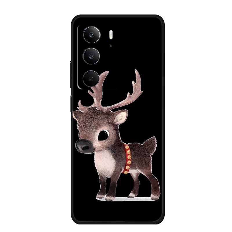 For Realme Narzo 80 Lite 5G Case Narzo80 Lite Coque Cartoon Cat TPU Black Silicone Soft Phone Case For Realme Narzo 80Lite Funda