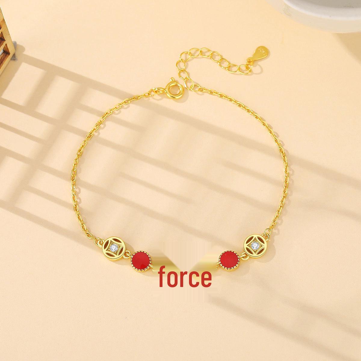 Tichia S925 Sterling Silver Zodiac Horse Bracelet - Original Chinese Style for Women 925 Sterling Silver