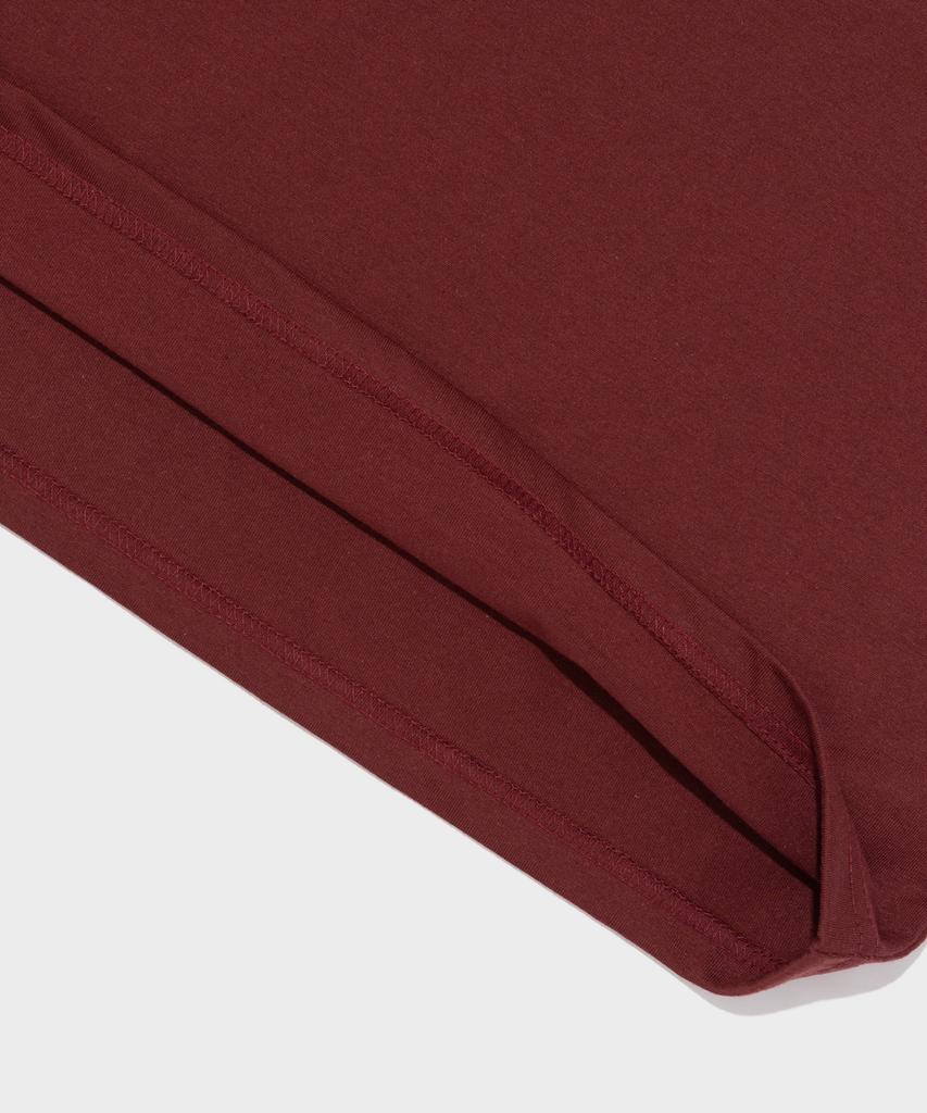 ANALOG MOOD A-Mood Logo Short Sleeve T-Shirt (Wine)