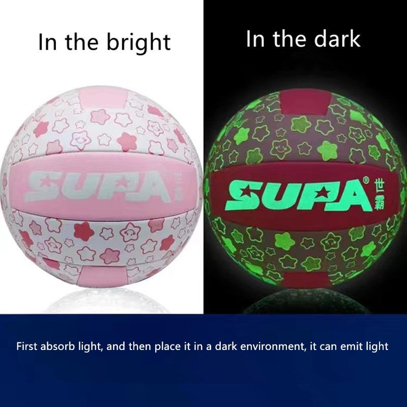 Pallavolo Luminosa al Buio Pallavolo Fluorescente Taglia 5 Texture Opaca Regalo di Compleanno Per Scuola Media Pallavolo Brillante Vol