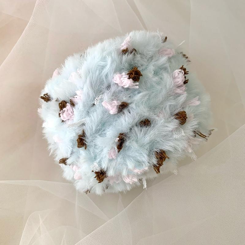 

50 г DIY Плетение Искусственный мех Милые Материалы для рукоделия Ручная работа Крючком Вязание Зимняя Смешанная Пряжа Изысканная Многоцветная