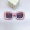 Vintage Fashion Box Children'S Sunglasses Sun Protection Uv Protection Baby Sunglasses Boys And Girls Diy Glasses