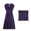 Design Sense Gentle Wind Waist Thin Dress Women's Summer New Elegant Slim Temperament Skirt
