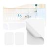 Steel Plate Magnet Sticking Sheet for Magnet Adsorption [Super Strong/Increased Adsorption Power] Magnetic Auxiliary Plate Bath (White, 65 X 45 X 0.6