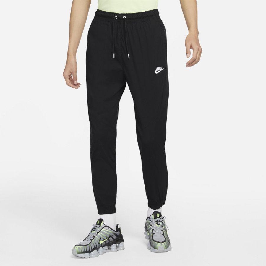 Nike Logo Comfort Drawstring Knit Sweatpants Men Bottoms Black CT5612-010