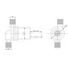 Water Pump 12v 90/180° Threaded Mini Centrifugal Submersible Pump For Shower Circulation For Water Weak Acid/base Solutions
