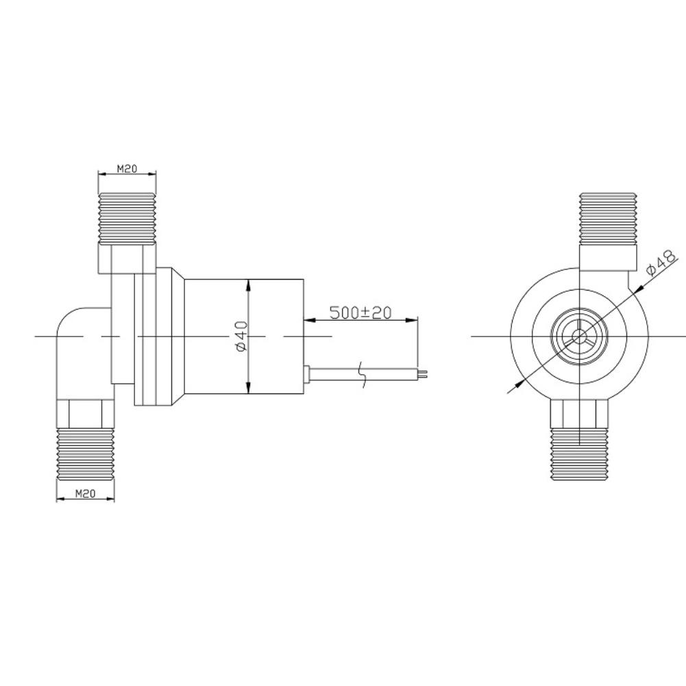 Water Pump 12v 90/180° Threaded Mini Centrifugal Submersible Pump For Shower Circulation For Water Weak Acid/base Solutions