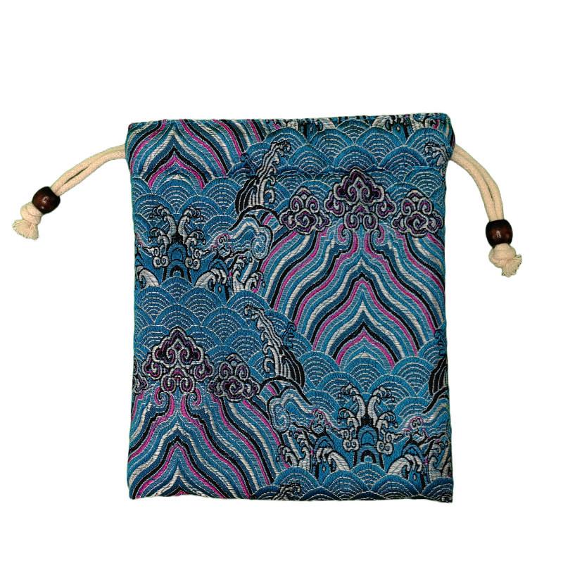 

Luxury Double-Layer Flocked Jewelry & Bead Drawstring Storage Bag 10cm*12cm