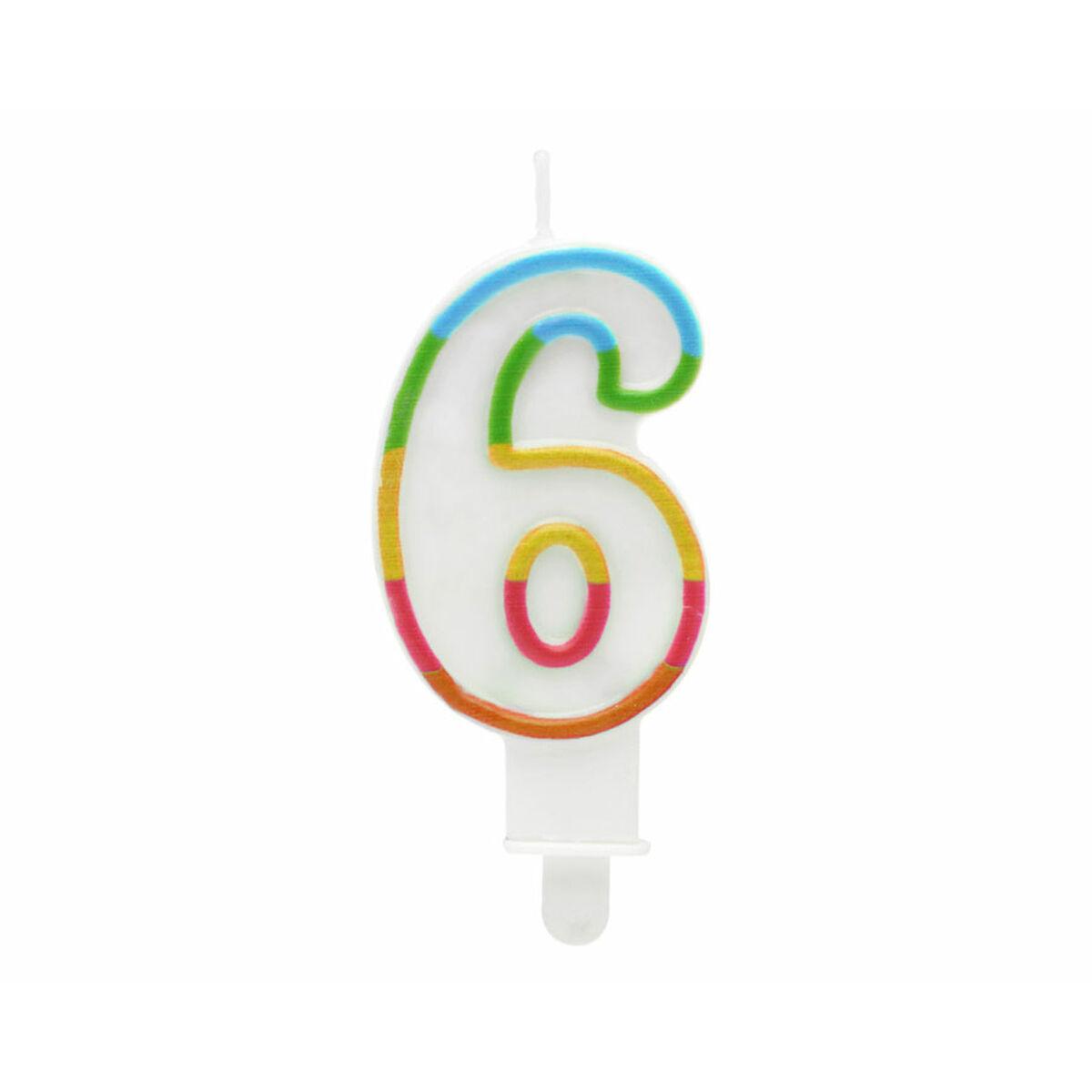 

Свеча номер 6 TU прозрачный