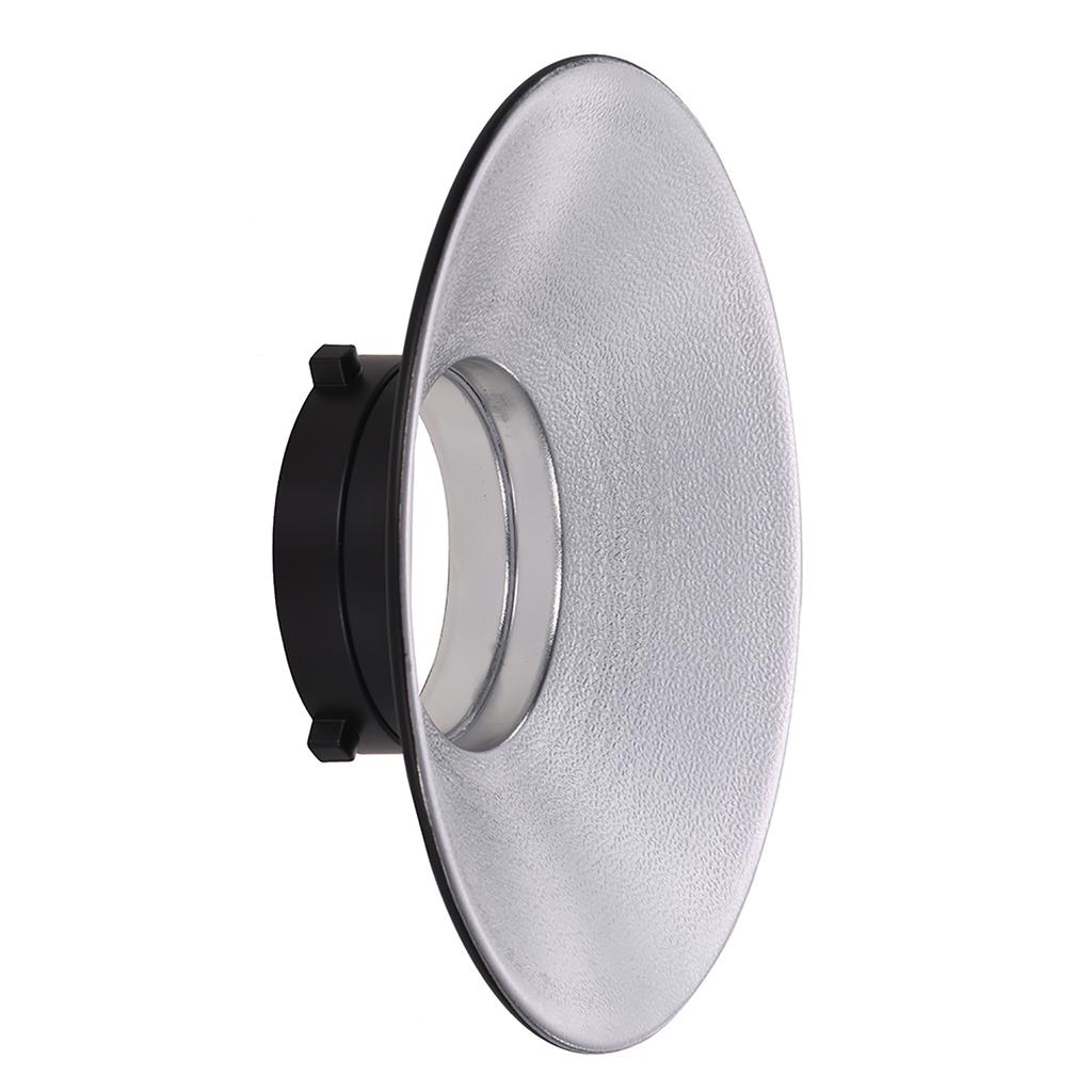 120 Degree Wide Angle Photography Flash Reflector Bowens Mount Diffuser Dish Aluminium Alloy Shooting Accessories