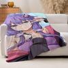 Anime Y Yuzuki Yukari Blanket For Sofa Office Bed Plane Travel Sleep Read Relax Camping Soft And Warm