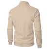 Men's Stand Up Collar Casual Hoodie Men's Solid Color Fashionable Men's Pullover Hoodie