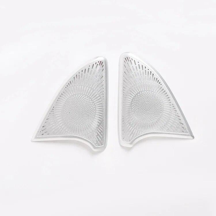 

2 шт./компл. алюминиевый сплав автомобильный твитер динамик крышка отделка подходит для BMW X5 G05 X7 G07 автомобильные аксессуары для интерьера серебряный