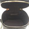 Chanel No. 28 AS0323 Black Lamb GHardware Top Handle 2-Way Vanity Shoulder Bag blackUsed