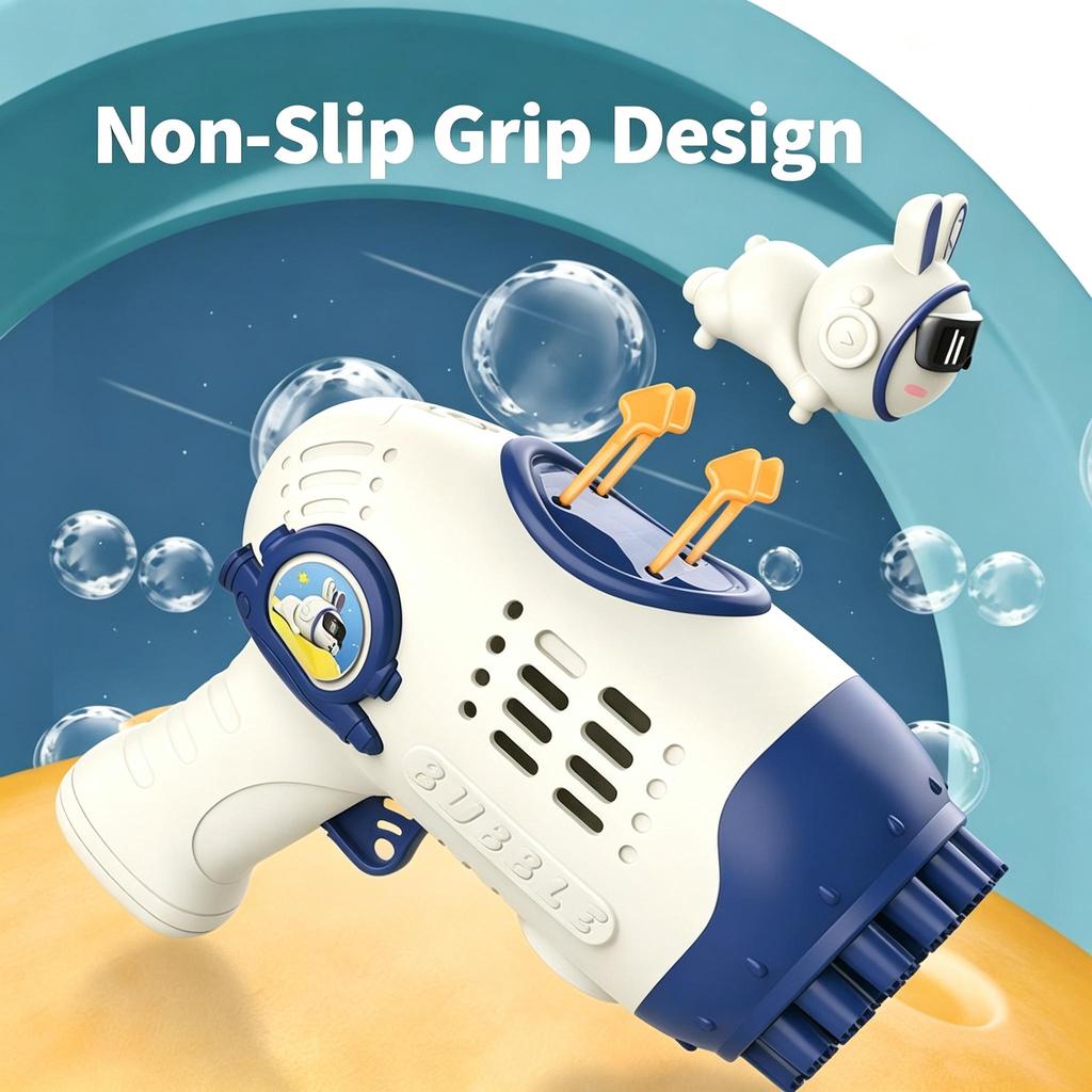 Space Bubble Machine Automatic Bubble Gun Leak‑Proof Kids Toy Gift
