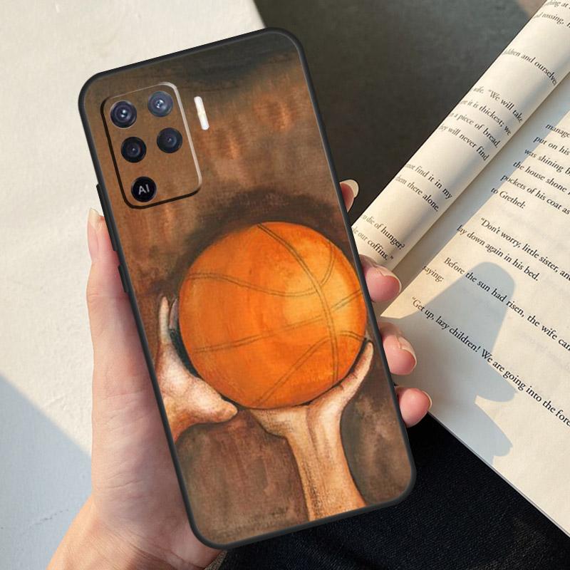 

Basketball Case For Oppo A80 A60 A40 A78 A38 A18 A98 A58 A96 A76 A16 A94 A74 A54 A15 A17 A57 A77 A5 Pro OPPO A16