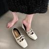 With skirt versatile fried street high value lazy shoes 2025 Internet celebrity autumn new light casual lightweight single shoes women