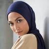 Premium Instant Jersey Hijab Scarf Solid Muslim Long Scarves Turban Shawl Elastic Cotton Arab Headscarf Head Wraps Saudi Hijabs