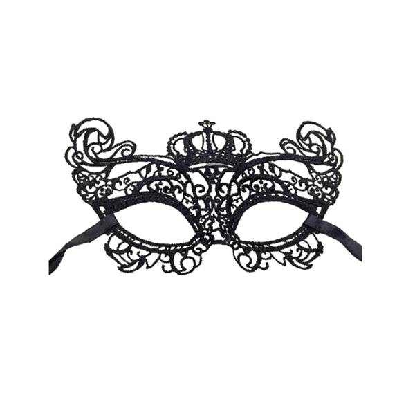 Women Elegant Black Masquerade Mask Gothic Fancy Dress Lace Eye Mask for Party Prom Ball Costume