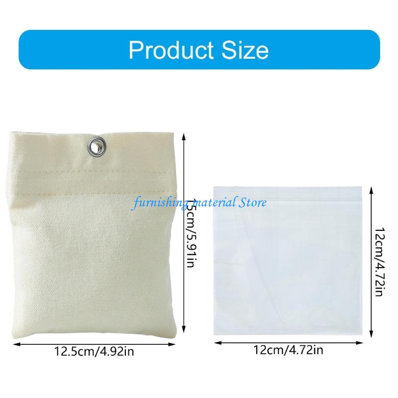 Y5GD Outdoor Weighted Curtain Anchors with Seal Bags Thickened Canvas Material & Rustproof Clip 12pcs For Wind Resistance