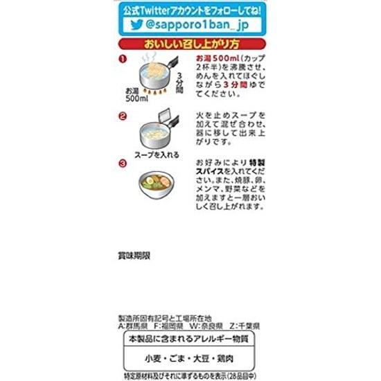Sapporo Ichiban Soy Sauce Flavor 100g10 servings
