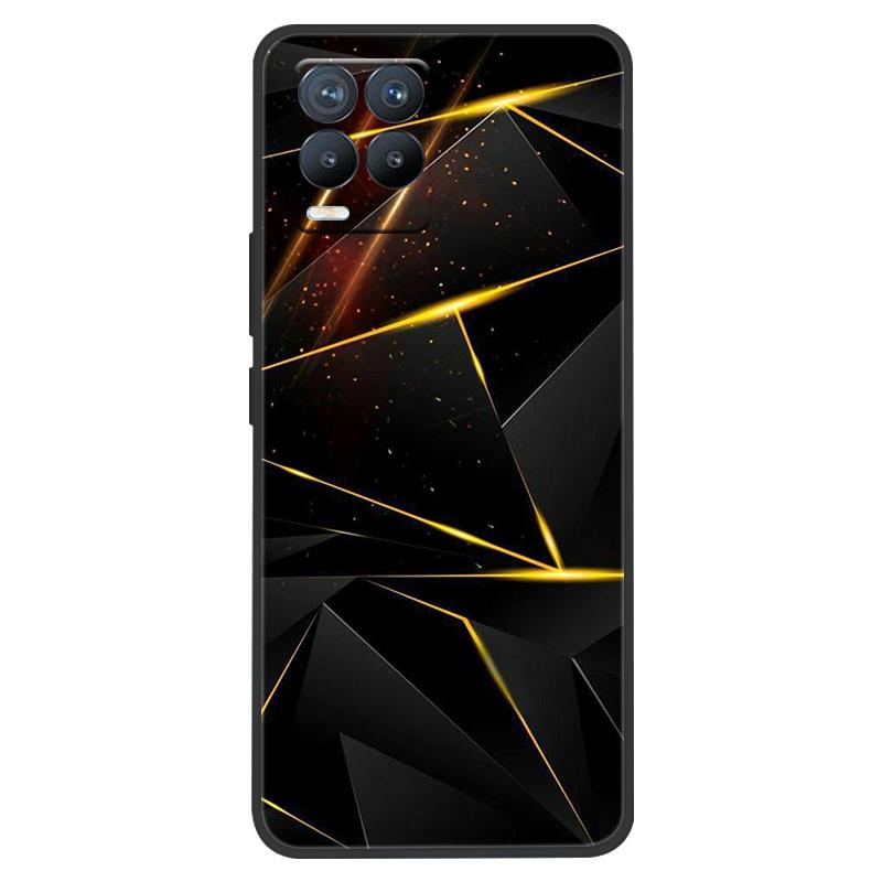 Funda para Realme 8 Pintura de Mármol Suave Mate Silicona Trasera para Realme 8 Pro 8i Realme8 4G RMX3085 Carcasa Completa para Teléfono Linda