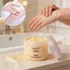 Feuchtigkeitsspendende Handmaskencreme mit 100 Stück Einweghandschuhen Weiche Feuchtigkeitsspendende Trockene Handpflegebehandlung