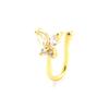 Trendy Butterfly Nose Ring U Shaped Clip Nose Ring Bendable Nose Ring For Women Girls  Non Pierced Nose Clip Gifts