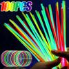 50/100Pcs Fluorescence Sticks Party Multicolor Glowing Stick Bright Colorful Light Bright Bendable Glow Bracelet Party Supplies