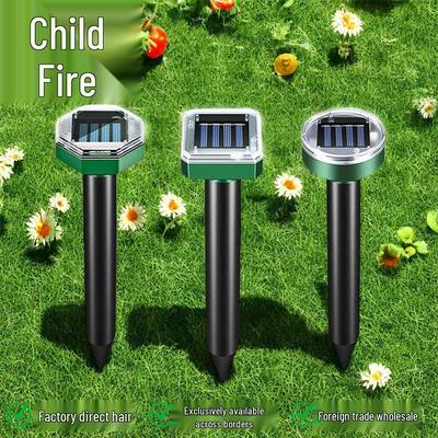 Solar-Powered Ultrasonic Pest Repellent for Rodents, Birds, Snakes, and Insects In Gardens and Landscapes