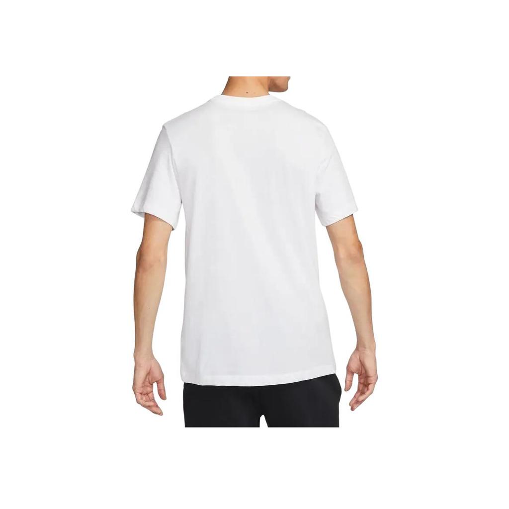 Nike Dri-Fit Park 20 Crew Neck Logo Print T-Shirt Men Tops White CW6952-100