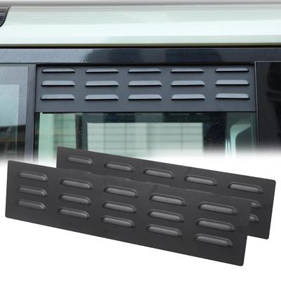 Para Land Rover Defender 110 2020-2026 Panel de Ventilación Decorativo para Ventana Trasera Lateral de Coche de Aleación de Aluminio Accesorios de Modificación
