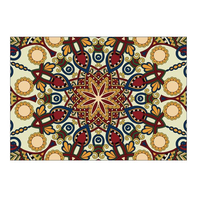 Entrance Door Bohemian Mandala Pattern Carpet Non -Slip Bath Mat Soft Living Room Bedroom Decorative Carpet Mat For Children