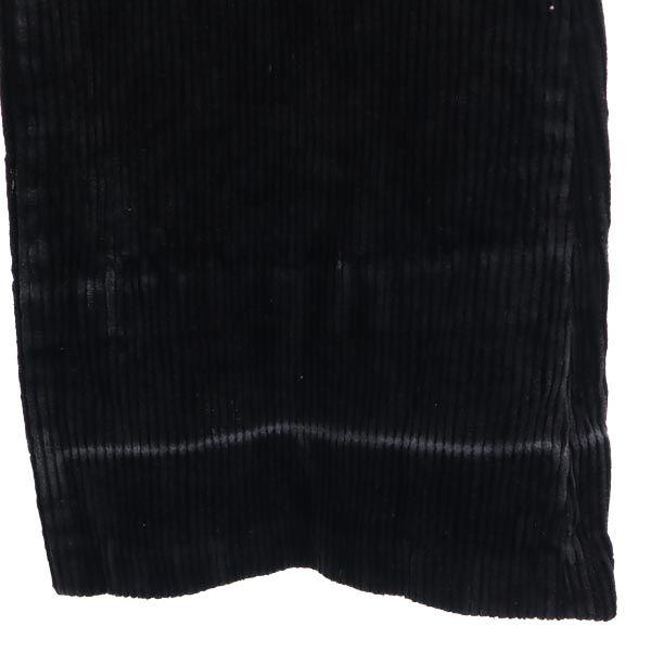VINTAGE Black Corps Corduroy pants black Logger Pants Big Size Men's Used