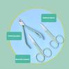7/16/24 Pcs New Green Stainless Steel Manicure Set, Pedicure Tools Eyebrow Trimming Scissors For Men And Women, Manicure Tools, New Year Gift