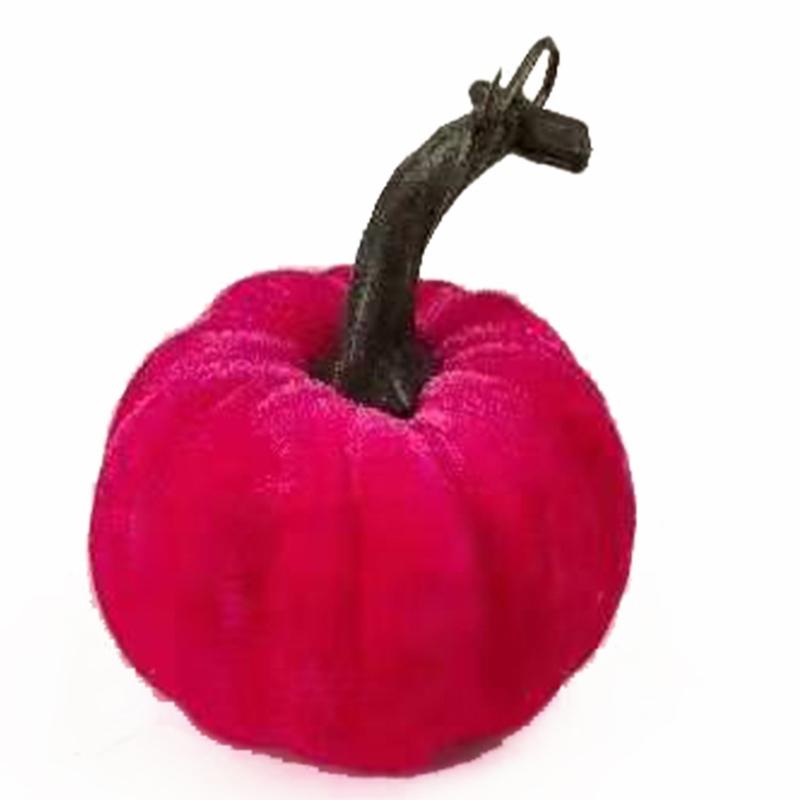 Rekvisitter Liten skum gresskar Falsk fløyel Gresskar gresskar Fotografi Halloween Dekorasjon Høst