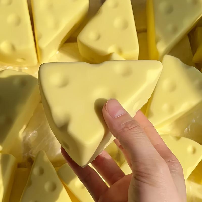 Sıkılabilen Taklit Peynir Sıkma Oyuncak Süt Aromalı Gıda Duyusal Oyuncak Yumuşak Stres Giderici Yavaş Yükselen Fidget Oyuncak Arkadaşlar İçin Hediyeler