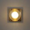 Square Dish LED Wall Lamp Wall Lighting Fixtures for Bedroom Living Room Indoor Ball In the Ball Glass Wall Sconce for Corridor