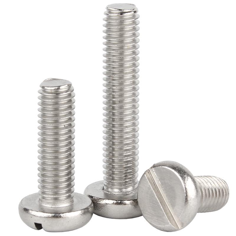 304 Stainless Steel Slotted Pan Head Screws & Bolts Collection
