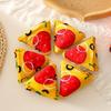 4 Pairs Funny Pizza Socks Box Christmas Socks For Women Men Couples Soft Cotton Winter Warm Socks Christmas Gifts