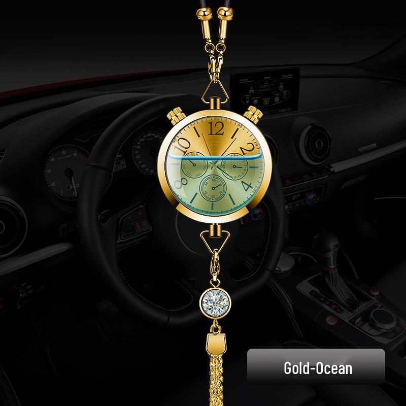 Hanging Car Air Freshener Pendant - Essential Oil Aromatherapy Deodorizer with Long-lasting Light Fragrance for Car Interior Decoration