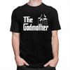 Custom The Godmother Logo T Shirt for Men Pure Cotton Tshirt Leisure Tees Short Sleeves Tshirt Loose Fit Clothing