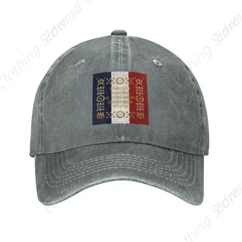 Custom Cotton Napoleonic French 85th Regimental Flag Baseball Cap Men Women Adjustable Unisex France Fleur De Lis Dad Hat Spring