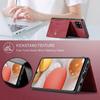 Compatible For Samsung Galaxy A42 5G Case JEEHOOD J01 Retro Leather Phone Back Cover with Detachable Magnetic Card Holder
