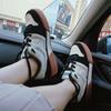 "High-Version F Home White Retro Unisex Casual Sports Shoes with Thick Sole"