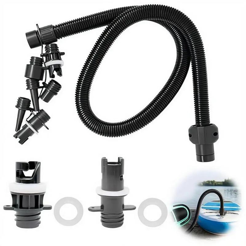 6Pcs Air Pump Adapter Air Valve Converter Sup Pump Adapter For Inflatable Boat Kayak Paddle Board