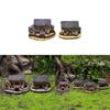 Village Resin House Miniature With Moss For Diy Landscape Art And Gifts Festive