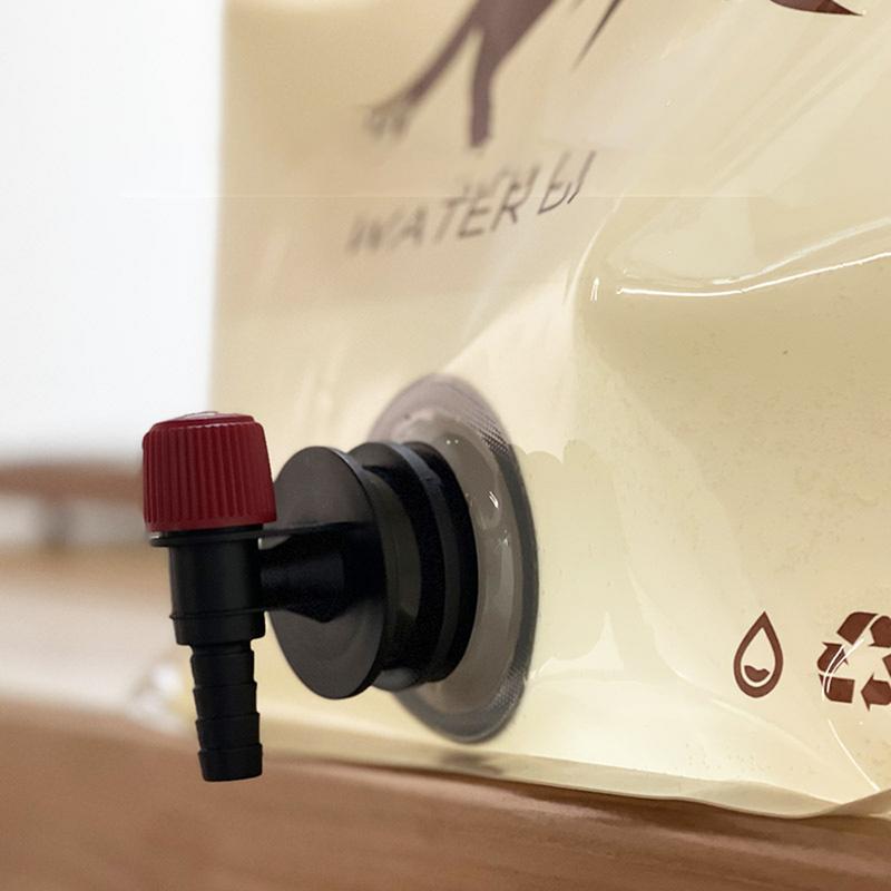 Portable Camping Water Bag with Faucet 8L Water Container Folding Water Storage Carrier Jug Water Pouch for Camping Supplies